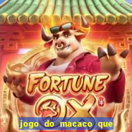 jogo do macaco que ganha dinheiro